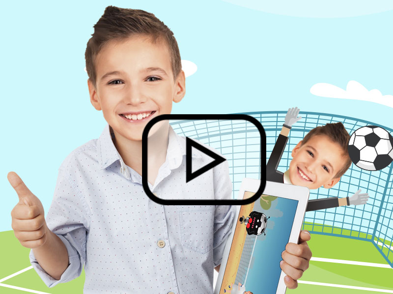Regalo cumpleaños niño futbolero videocuento personalizado Futbolitis